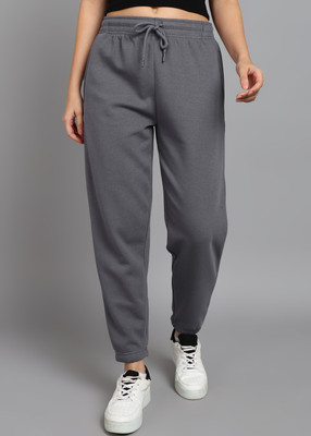 Alan Jones Solid Women Blue Track Pants