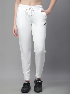 Rute Graphic Print Women White Track Pants