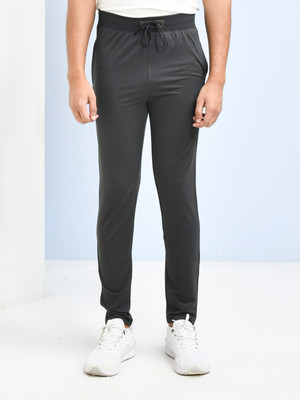 SKYKNIT Solid Men Grey Track Pants