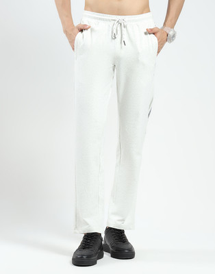 MONTE CARLO Solid Men Green Track Pants