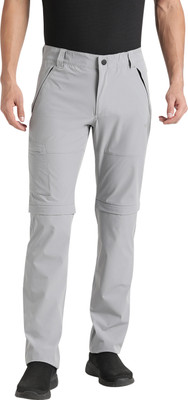 Wildcraft Solid Men Grey Track Pants