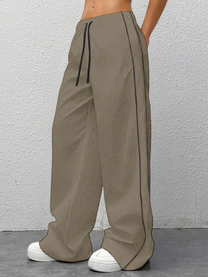 Rajovati Solid Women Beige Track Pants