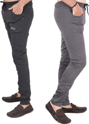 DKD Printed Men Grey Track Pants