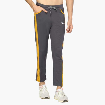 UNICUS APPAREL Colorblock Men Grey Track Pants