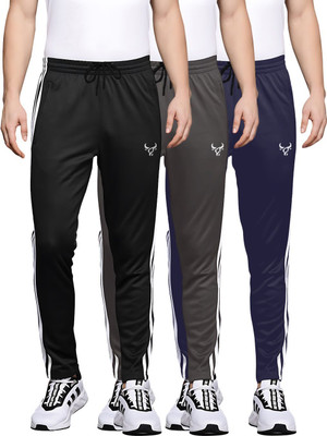N NAYOMI Solid Men Multicolor Track Pants