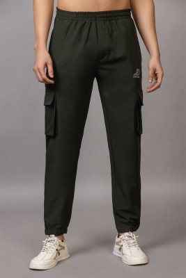 Dark Drive Solid Men Dark Green Track Pants