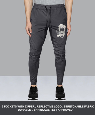 AVOLT Printed Men Grey Track Pants