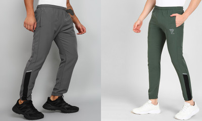YUNEK Solid Men Multicolor Track Pants