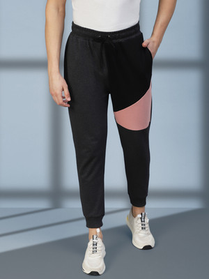 METRONAUT Colorblock Men Grey Track Pants
