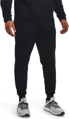 UNDER ARMOUR Solid Men Black Track Pants