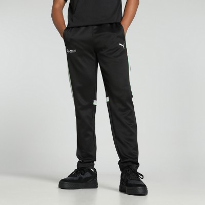 PUMA Solid Men Black Track Pants