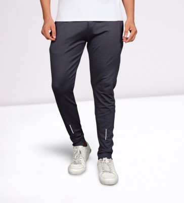 GAJAVU Solid Men Grey Track Pants