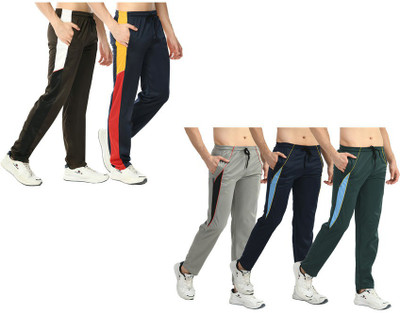 IndiWeaves Colorblock Men Multicolor Track Pants