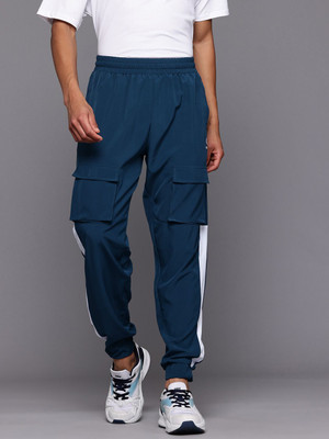 HRX by Hrithik Roshan Solid Men Blue Track Pants