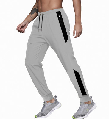 JUGULAR Printed Men Grey Track Pants