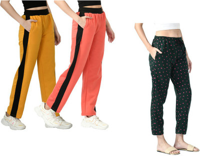 KAVYA Colorblock Women Multicolor Track Pants