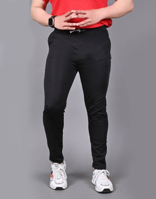 Retailmart Slim Fit Men Black Trousers