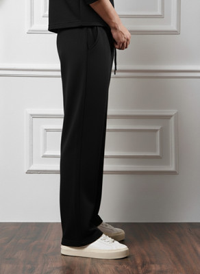 Dockstreet Striped Men Black Track Pants