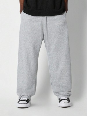 Dockstreet Solid Men Grey Track Pants