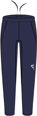 ADIDAS Printed Men Blue Track Pants