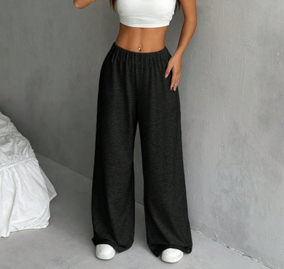 Dockstreet Solid Women Black Track Pants