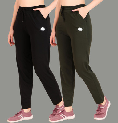 GAA Solid Women Black, Dark Blue Track Pants
