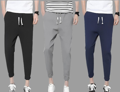 Reya Solid Men Multicolor Track Pants