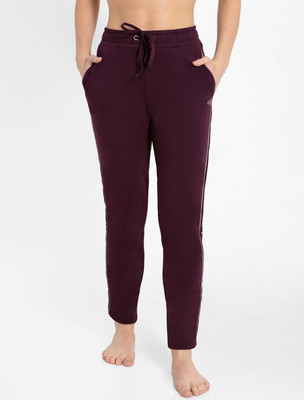 JOCKEY Solid Women Maroon Track Pants