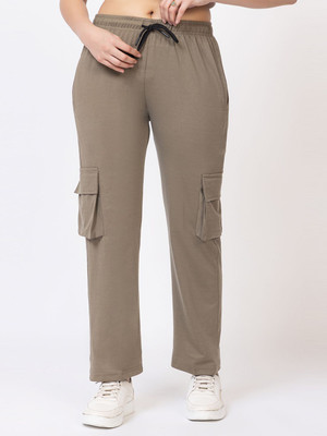 STARSEVEN Solid Women Grey Track Pants