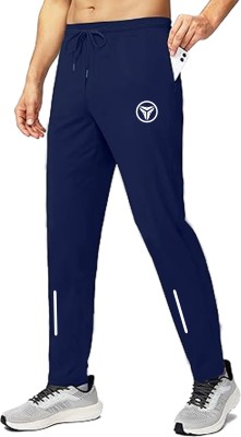 ADSHL Solid Men Blue Track Pants