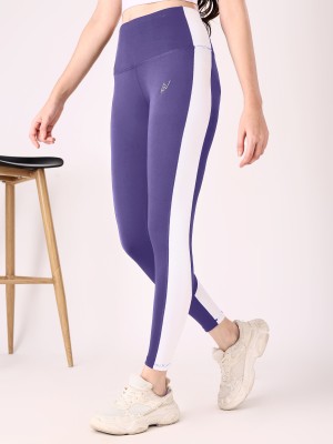 Nexsus Apparels Colorblock Women Purple Track Pants