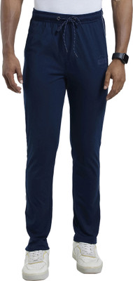 JOCKEY 9501 Super Combed Cotton Rich Solid Men Blue Track Pants