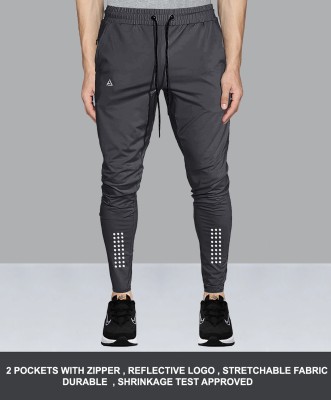 AVOLT Polka Print Men Grey Track Pants