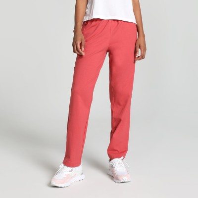 PUMA Solid Women Red Track Pants