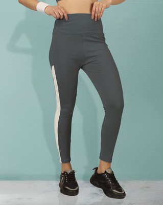 BEYOGINI Solid, Striped Women Blue Track Pants