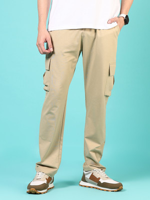 V-MART Solid Men Green Track Pants