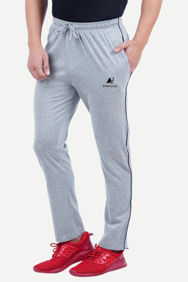 Diwazzo Printed Men Silver Track Pants