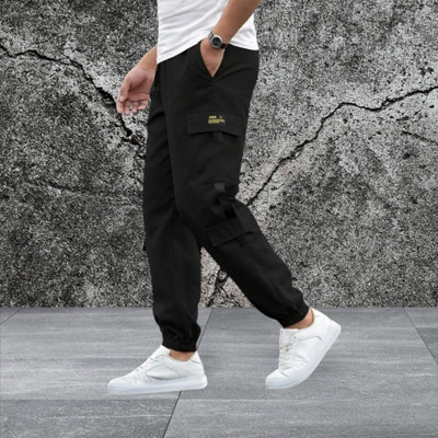 SUN BEAUTY FASHIONISTA HUB Solid Men Black Track Pants