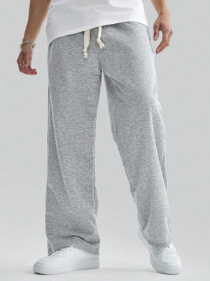 PROGENY Solid Men Grey Track Pants