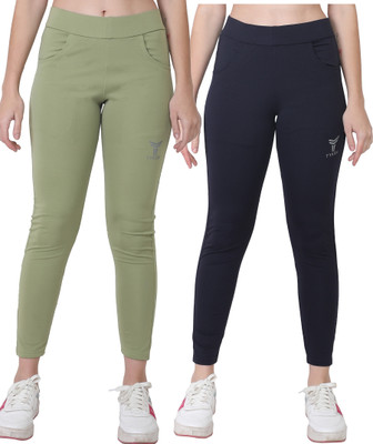 TYKUN Solid Women Multicolor Track Pants