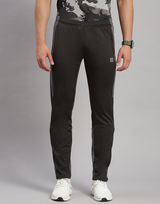 Rock.it Solid Men Black Track Pants