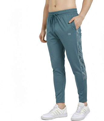 KWINGS Solid Men Blue Track Pants