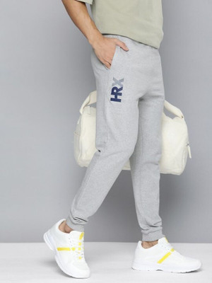 HRX by Hrithik Roshan Printed Men Grey Track Pants