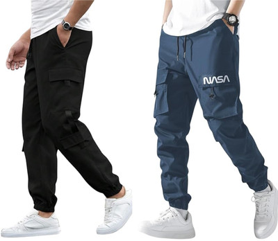 SUN BEAUTY FASHIONISTA HUB Solid Men Blue Track Pants