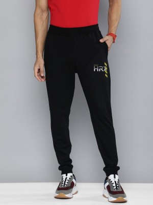 HRX by Hrithik Roshan Solid Men Black Track Pants