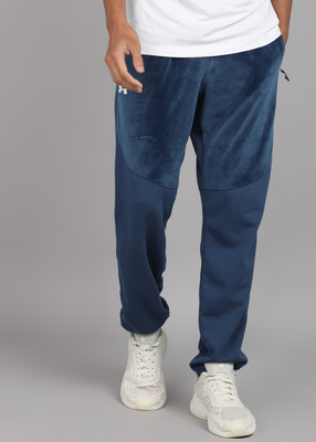 UNDER ARMOUR Solid Men Blue Track Pants
