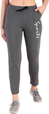 GAA Printed Women Grey Track Pants