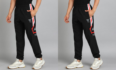 YUNEK Printed Men Multicolor Track Pants