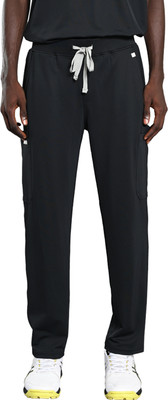 Thermaissance Solid Men Black Track Pants