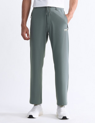 U.S. POLO ASSN. Solid Men Green Track Pants